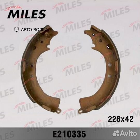 Miles E210335 Колодки барабанные (toyota RAV 4 II 1.8/2.0 00-06) (TRW GS8492) E210335