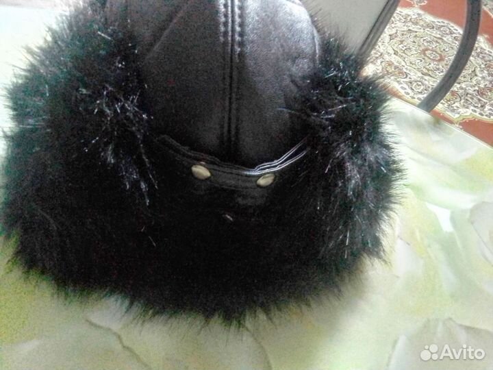 Шапка зимняя теплая 58 мужская