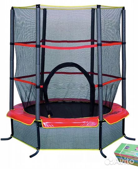 Батут с сеткой для детей
