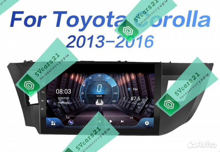 Магнитола Android Toyota Corolla 11