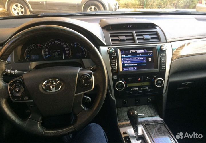 Camry 50 Руль с Деревом деревянной вставкой D7XE6