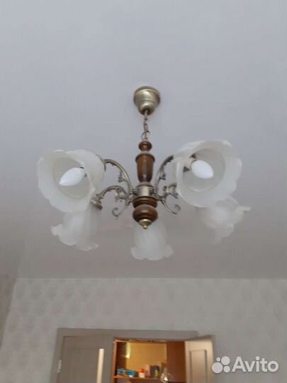Люстра потолочная бу
