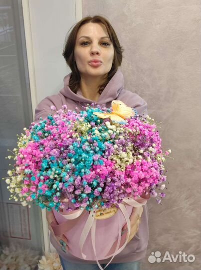 Гипсофила букет цветы