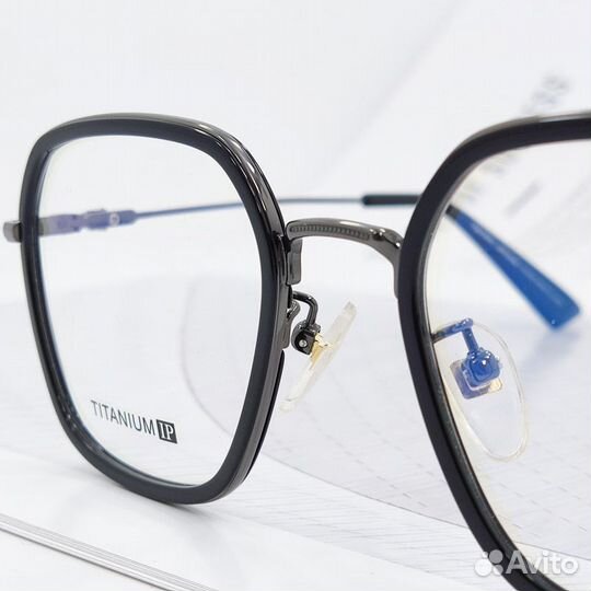 Оправа для очков Chrome Hearts черные титан