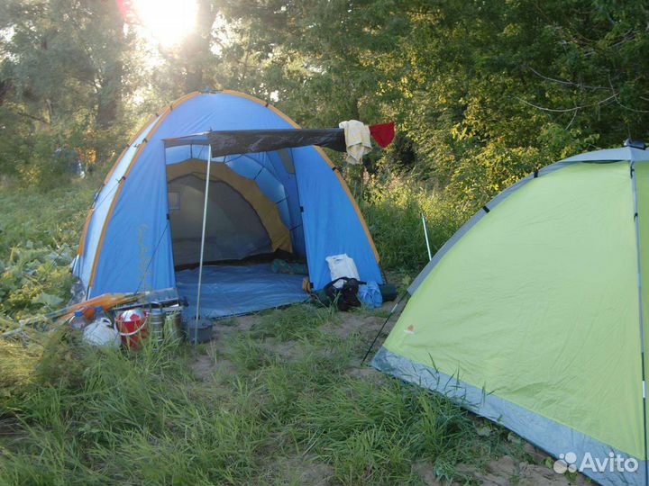 Палатка 4х местная с тамбуром