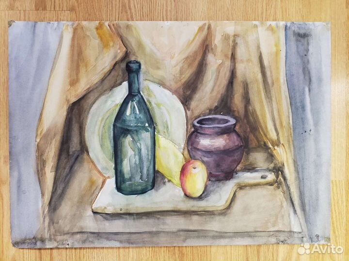 Картина акварель натюрморт а3