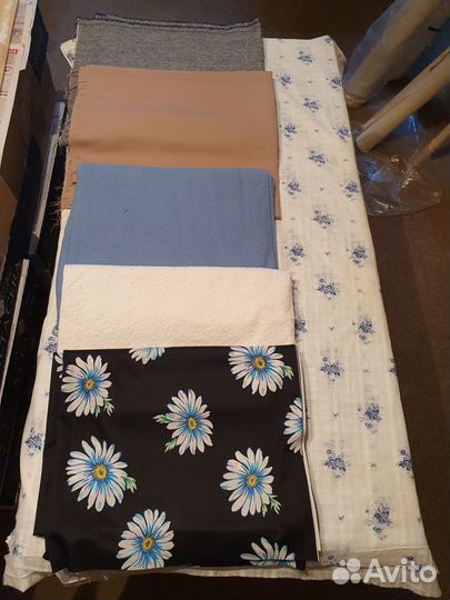 Винтаж ткани отрезы времен СССР