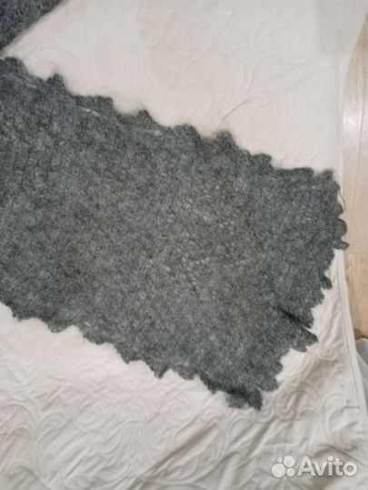 Новый женский шарф ручной вязки