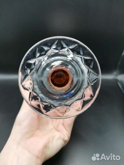 Бокалы фужеры Олимпийские Хрусталь СССР 4 шт