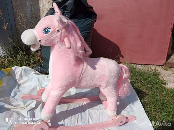 Детская лошадка качалка