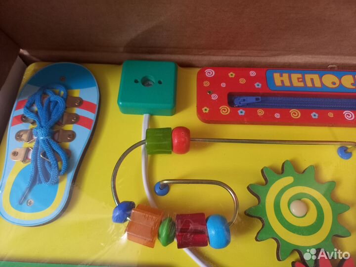 Игра развивающая бизиборд 