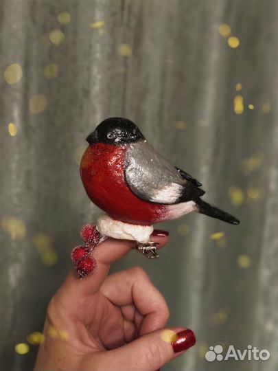 Ватные елочные игрушки