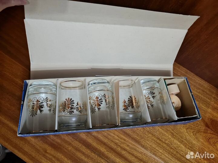 Хрустальные бокалы Богемия