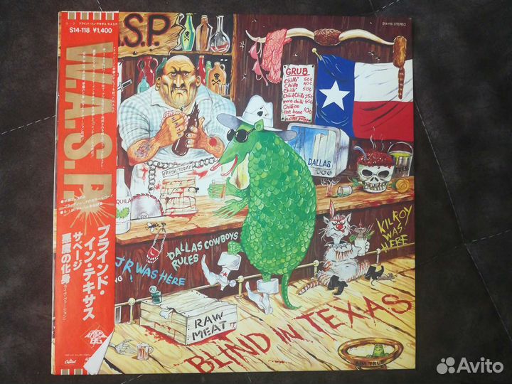 Wasp lp Blind in texas (винил)