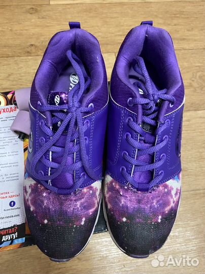 Кроссовки со съёмными колёсами. Бренд heelys. Р 38