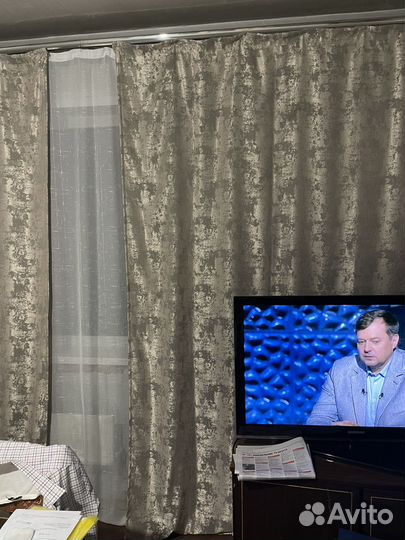 Шторы блэкаут 2 шт и тюль