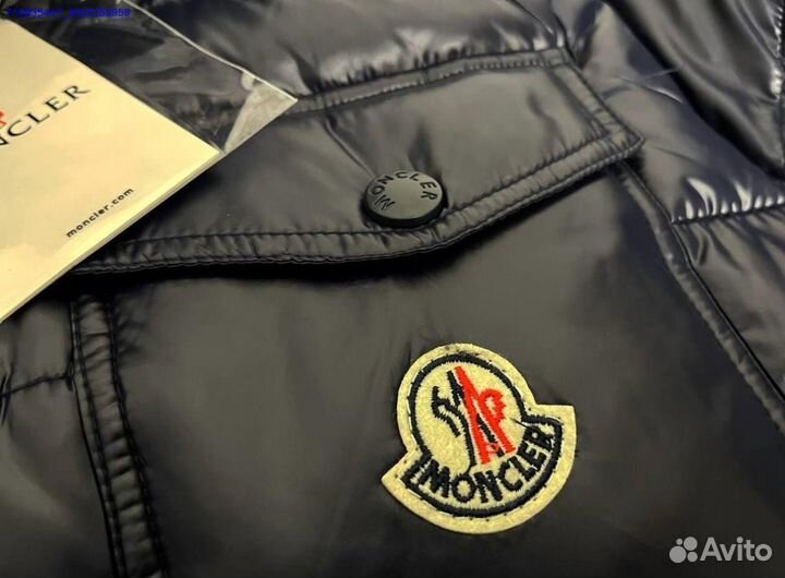 Куртка Moncler черный глянец