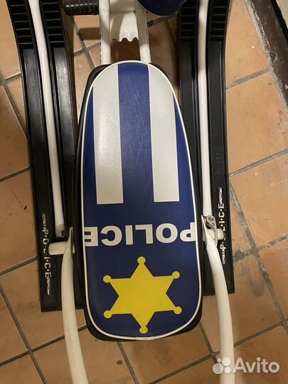 Детский снегокат со спинкой