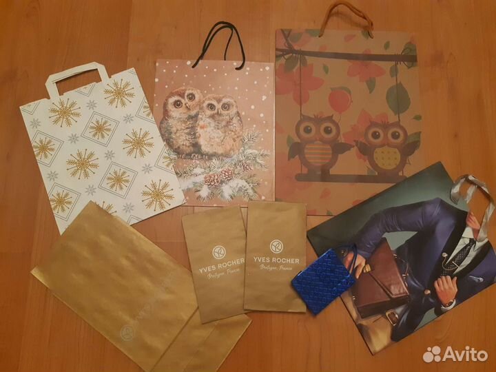 Пакеты подарочные