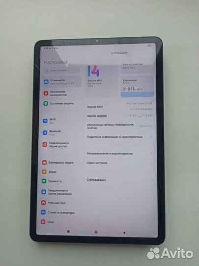 Планшет Xiaomi mi pad 5 состояние нового