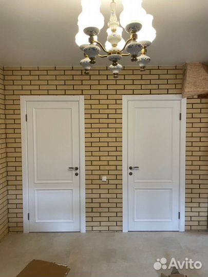 Двери межкомнатные белые