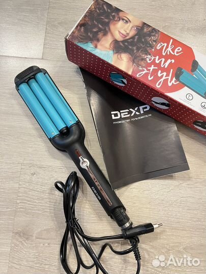 Плойка (электрощипцы) для волос Dexp