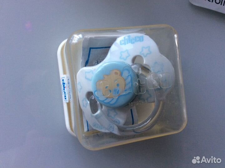 Детский тальк-присыпка,соски Chicco Бутылочка Dior