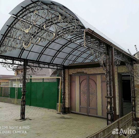 Навесы кованные