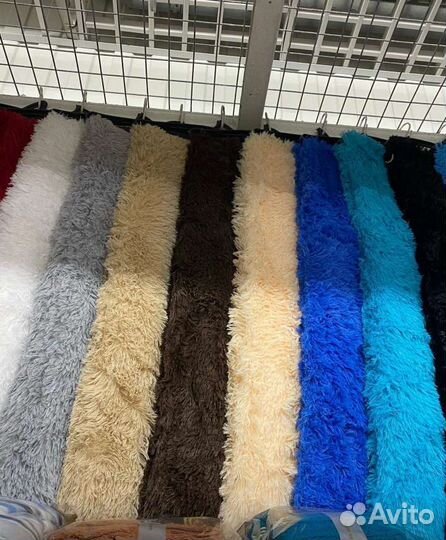 Пледы пушистые новые