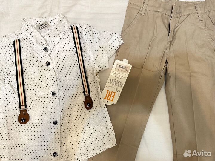 Костюм рубашка и брюки для мальчика 116-122