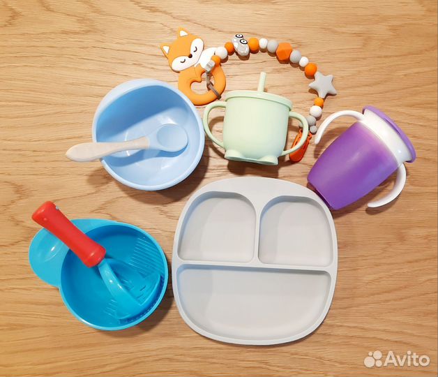 Набор детской посуды для прикорма