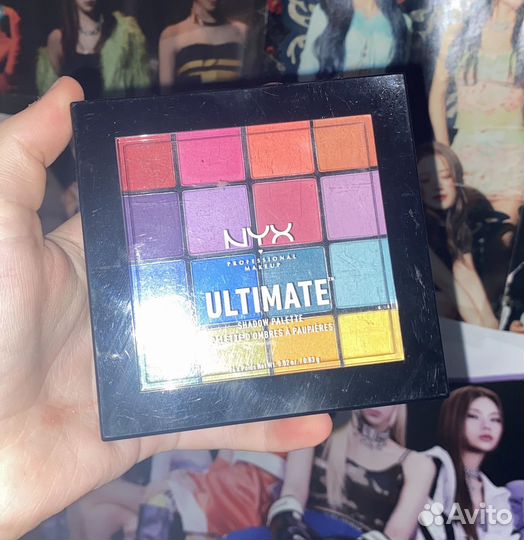Палетка теней от nyx,нюкс