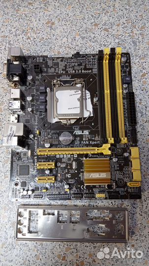 Материнская плата S-1150 asus B85M-G mATX 4*DDR3