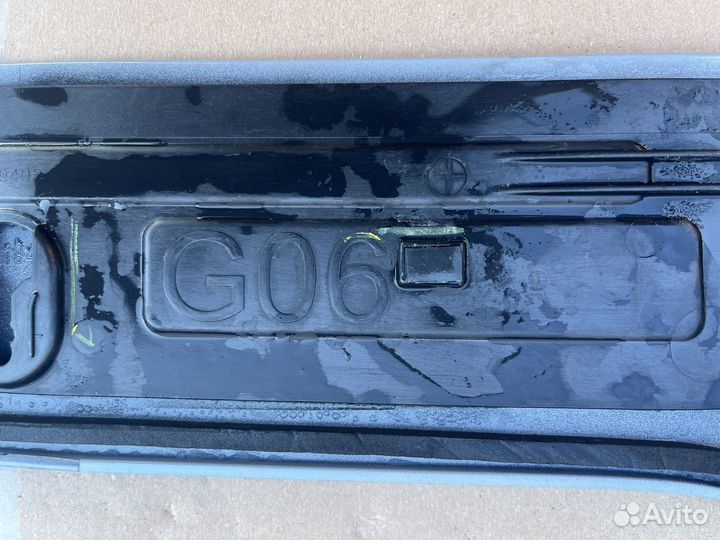 Спойлер крышке багажника верхний BMW X6M F96 G06