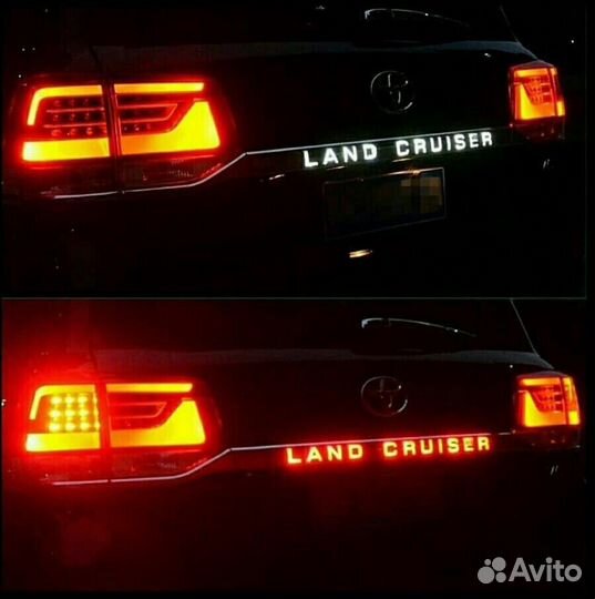 Land Cruiser 200 16+ LED Планка задней дверь G5BB5