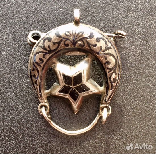 Старинная лунница для газырей