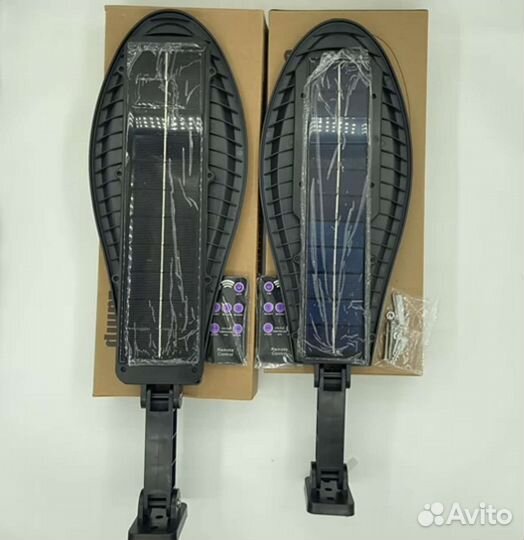 Лампа уличная на солнечной батарее 2 типа