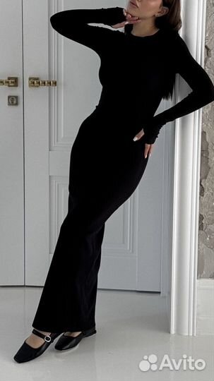 Платье чёрное