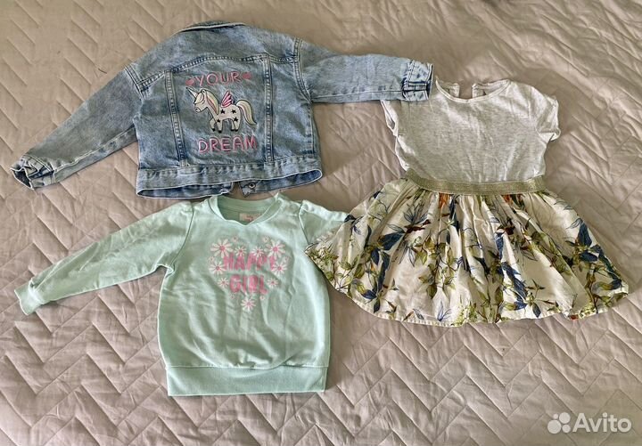 Вещи пакетом 18-24 месяца джинсовка