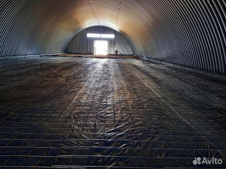 Ангар арочный