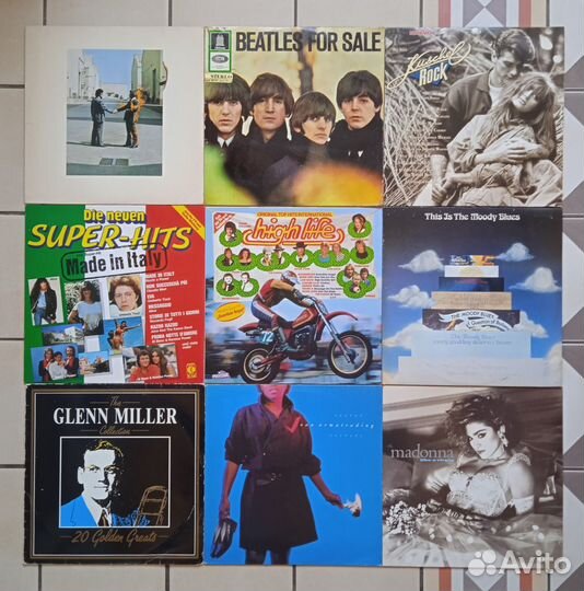 Pink Floyd/Beatles/Kuschelrock/The Moody Blues Lp