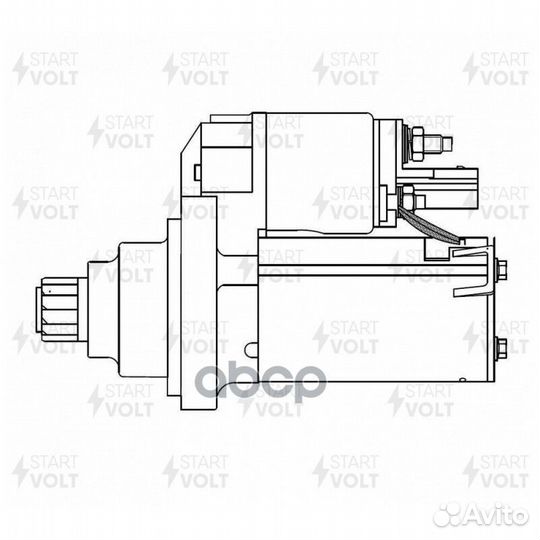 Стартер VAG Rapid 12- 1.4TSI 1,2кВт LST 1848 ST