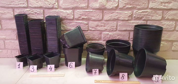 Горшки для суккулентов и ящики для рассады