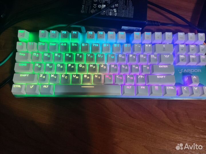 Клавиатура ardor gaming Blade PRO, USB, голубая
