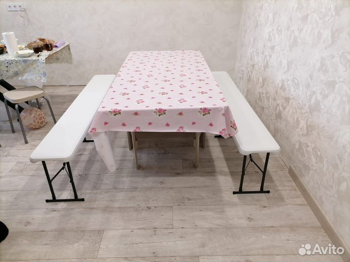 Прокат стола и скамеек(набор для отдыха)