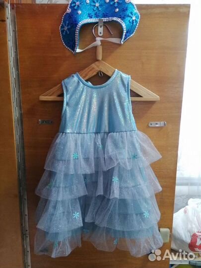 Платье снежинки