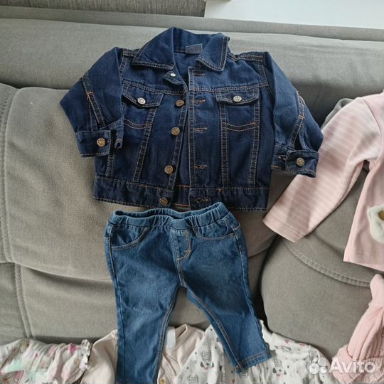 Вещи пакетом для девочки 68-74