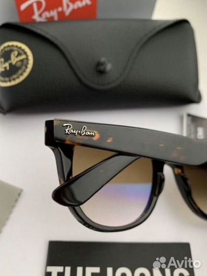 Очки ray ban wayfarer 54 коричневые