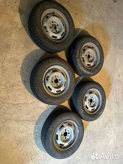 Обменяю Колеса на ваз r13 летние на r14