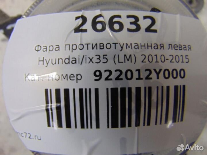 Фара противотуманная левая Hyundai ix35 LM 2010-20